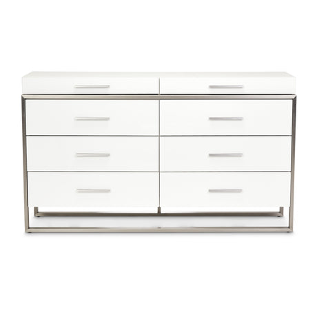 Marquee Cloud White Dresser - Ornate Home