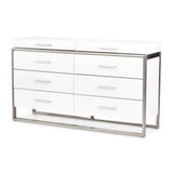 Marquee Cloud White Dresser - Ornate Home