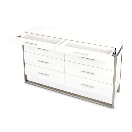 Marquee Cloud White Dresser - Ornate Home
