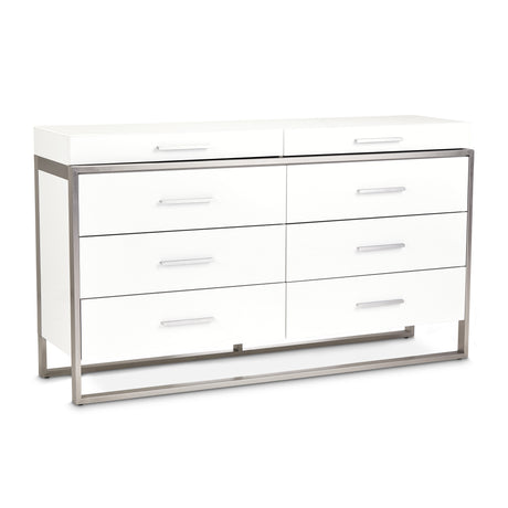 Marquee Cloud White Dresser - Ornate Home