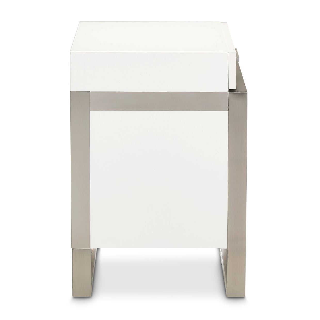 Marquee Cloud White Nightstand - Ornate Home