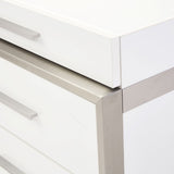 Marquee Cloud White Nightstand - Ornate Home