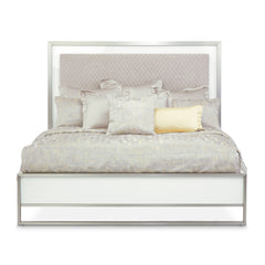 Marquee Cloud White Panel Bed - Ornate Home