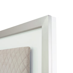 Marquee Cloud White Panel Bed - Ornate Home