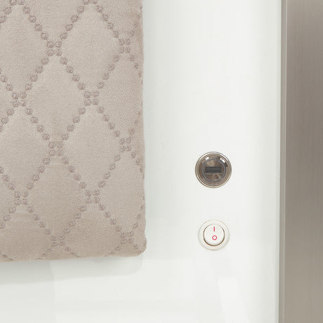 Marquee Cloud White Queen Panel Bed - Ornate Home