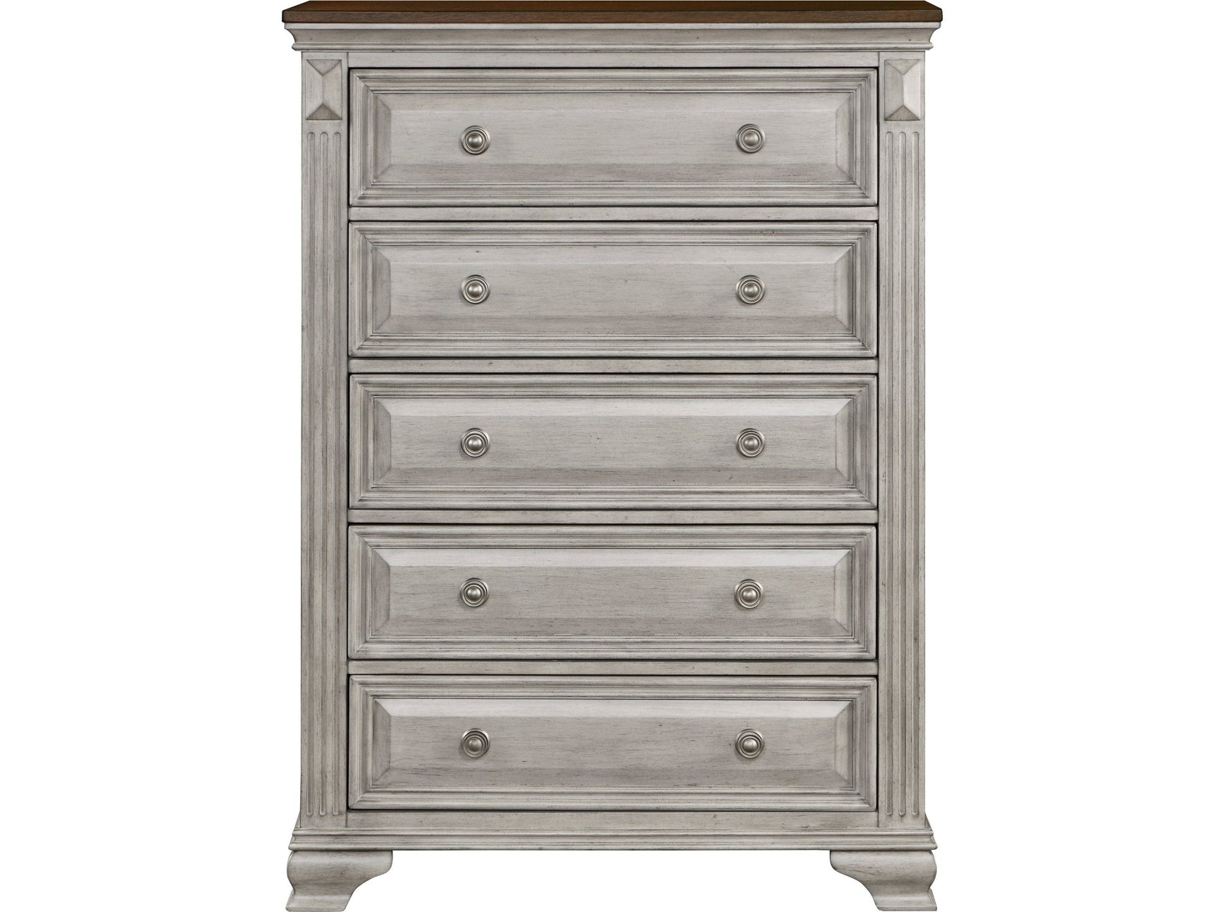 Marquette Brown/Gray Chest - Ornate Home