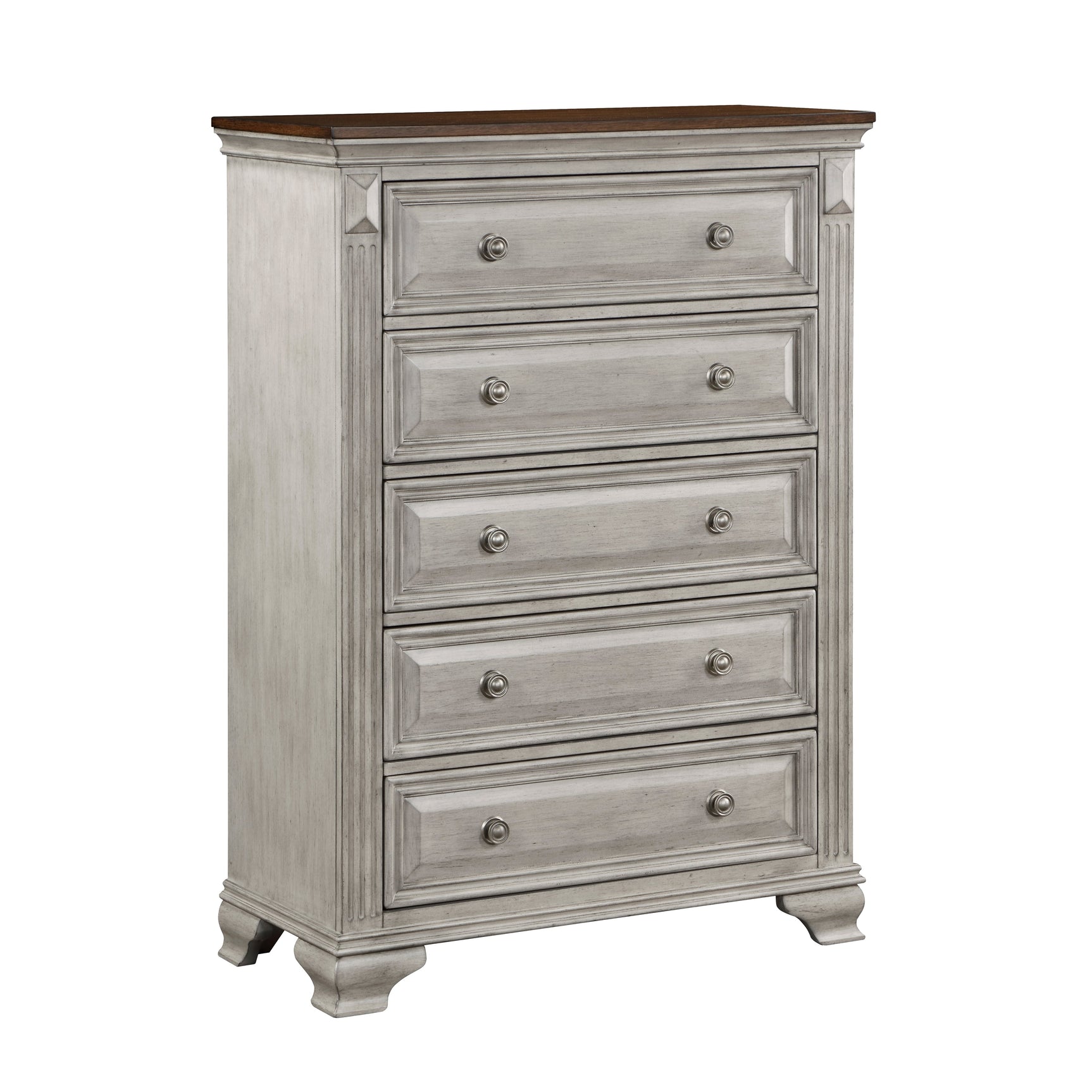 Marquette Brown/Gray Chest - Ornate Home