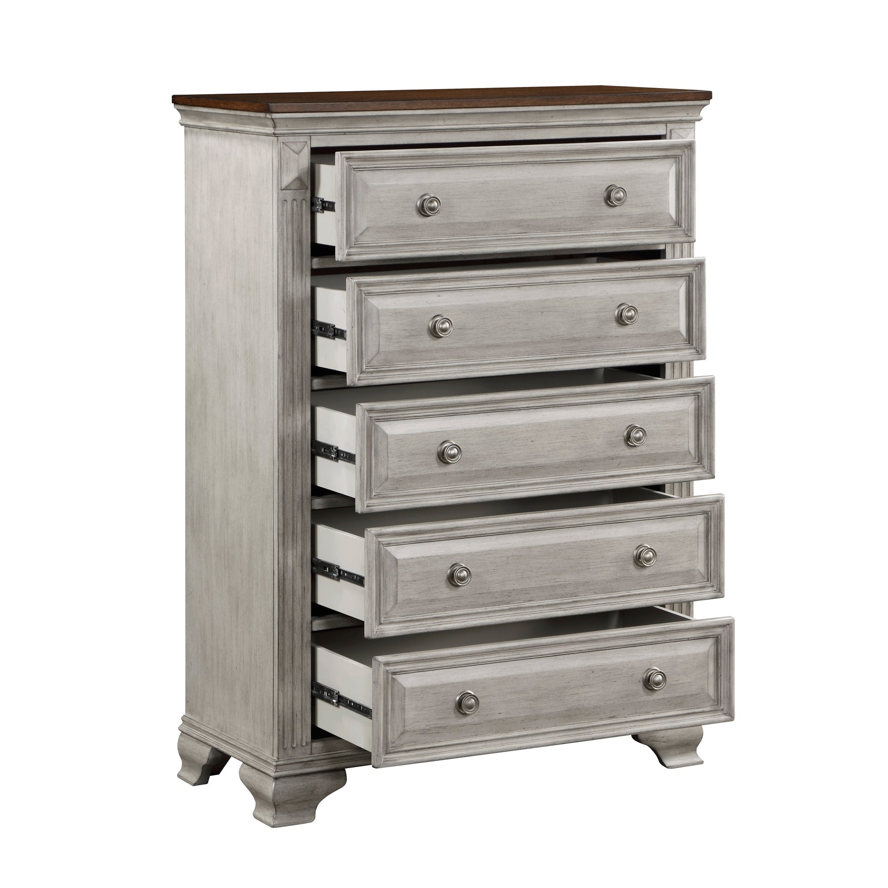 Marquette Brown/Gray Chest - Ornate Home