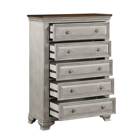 Marquette Brown/Gray Chest - Ornate Home