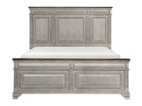 Marquette Brown/Gray Eastern King Bed - Ornate Home