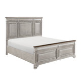 Marquette Brown/Gray Eastern King Bed - Ornate Home