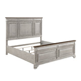 Marquette Brown/Gray Eastern King Bed - Ornate Home