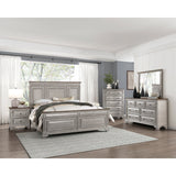 Marquette Brown/Gray Eastern King Bed - Ornate Home