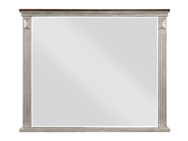 Marquette Brown/Gray Mirror - Ornate Home
