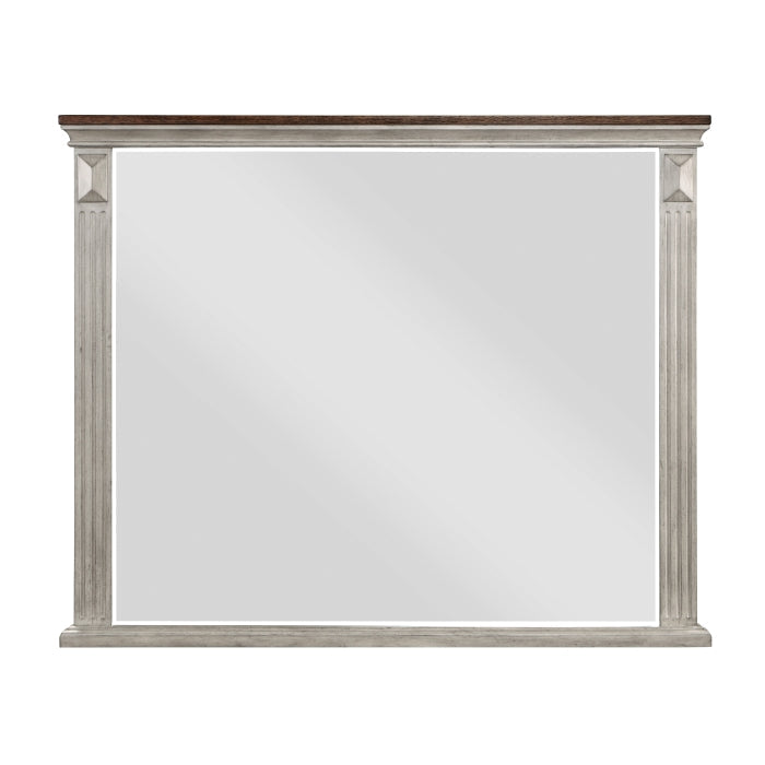 Marquette Brown/Gray Mirror - Ornate Home