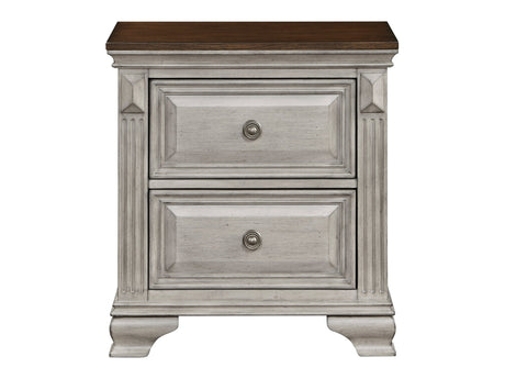 Marquette Brown/Gray Nightstand - Ornate Home