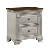 Marquette Brown/Gray Nightstand - Ornate Home