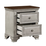 Marquette Brown/Gray Nightstand - Ornate Home