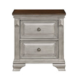 Marquette Brown/Gray Nightstand - Ornate Home
