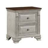 Marquette Brown/Gray Nightstand - Ornate Home