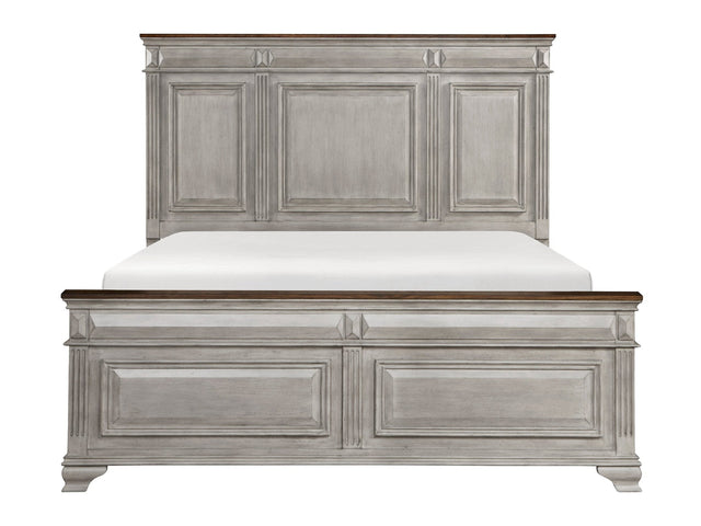 Marquette Brown/Gray Queen Bed - Ornate Home