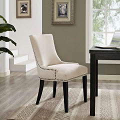 Marquis Beige Fabric Dining Chair - Ornate Home