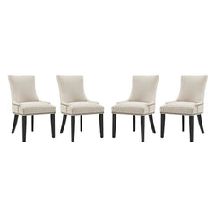 Marquis Beige Fabric Dining Chair (Set of 4) - Ornate Home