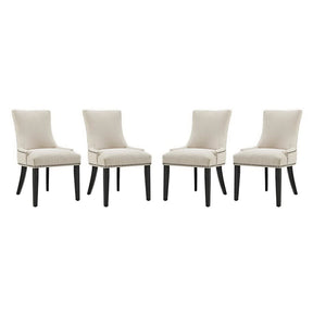 Marquis Beige Fabric Dining Chair (Set of 4) - Ornate Home