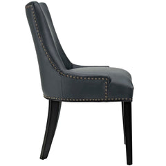 Marquis Black Faux Leather Dining Chair (Set of 2) - Ornate Home