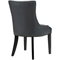 Marquis Black Faux Leather Dining Chair (Set of 2) - Ornate Home