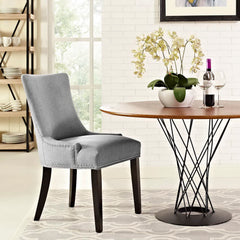 Marquis Light Gray Fabric Dining Chair - Ornate Home