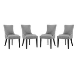 Marquis Light Gray Fabric Dining Chair (Set of 4) - Ornate Home