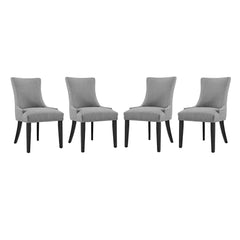 Marquis Light Gray Fabric Dining Chair (Set of 4) - Ornate Home