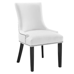 Marquis White Fabric Dining Chair - Ornate Home