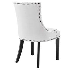 Marquis White Fabric Dining Chair - Ornate Home