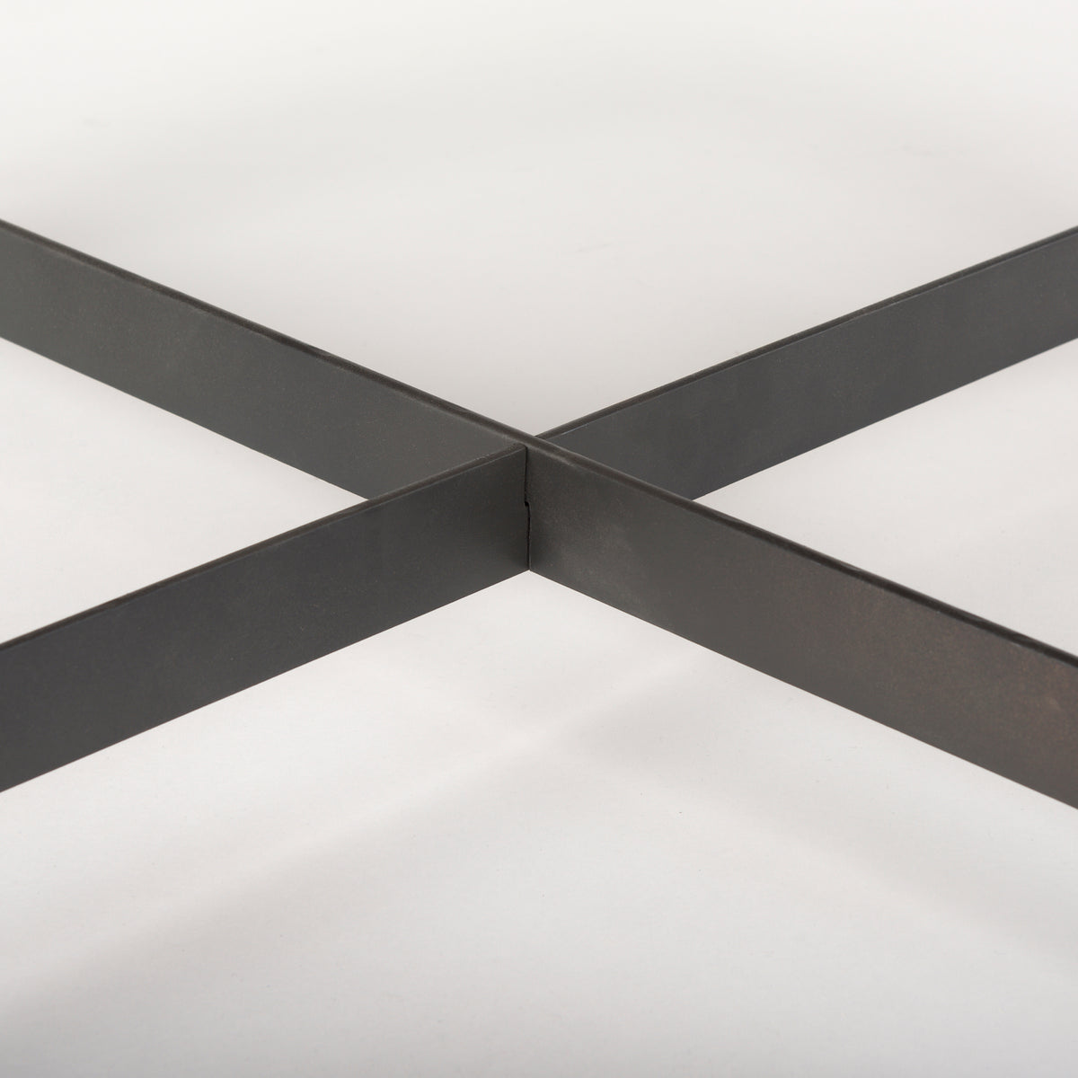 Marquisa Brown/Black 34.25" Round Small Wood Metal Coffee Table - Ornate Home
