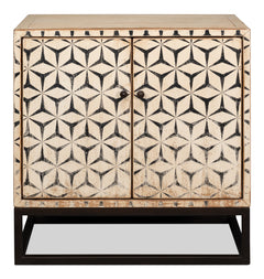 Marrakesh Black/Tan Painted Sideboard - Ornate Home
