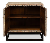 Marrakesh Black/Tan Painted Sideboard - Ornate Home