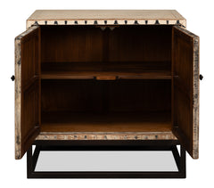Marrakesh Black/Tan Painted Sideboard - Ornate Home