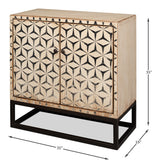 Marrakesh Black/Tan Painted Sideboard - Ornate Home