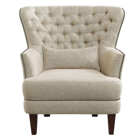 Marriana Beige Accent Chair - Ornate Home