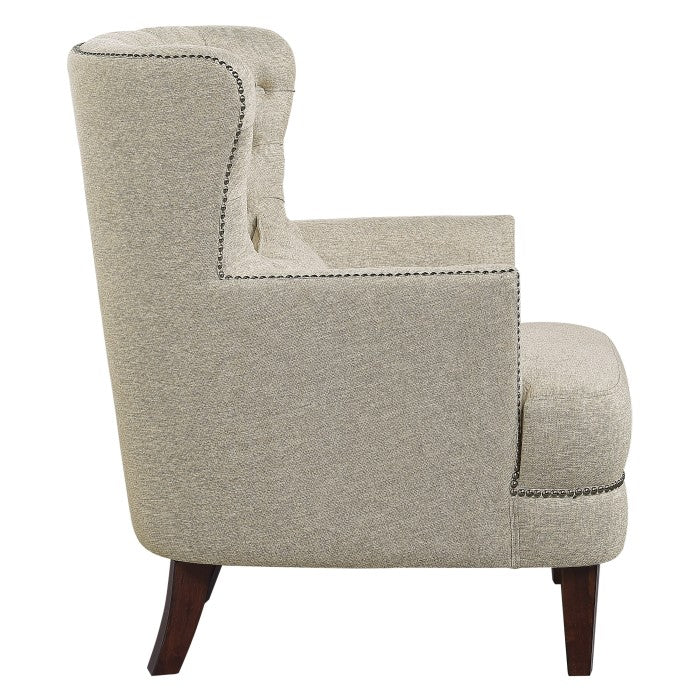 Marriana Beige Accent Chair - Ornate Home
