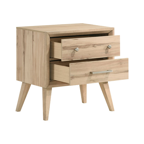 Marrin Natural Oak Nightstand - Ornate Home
