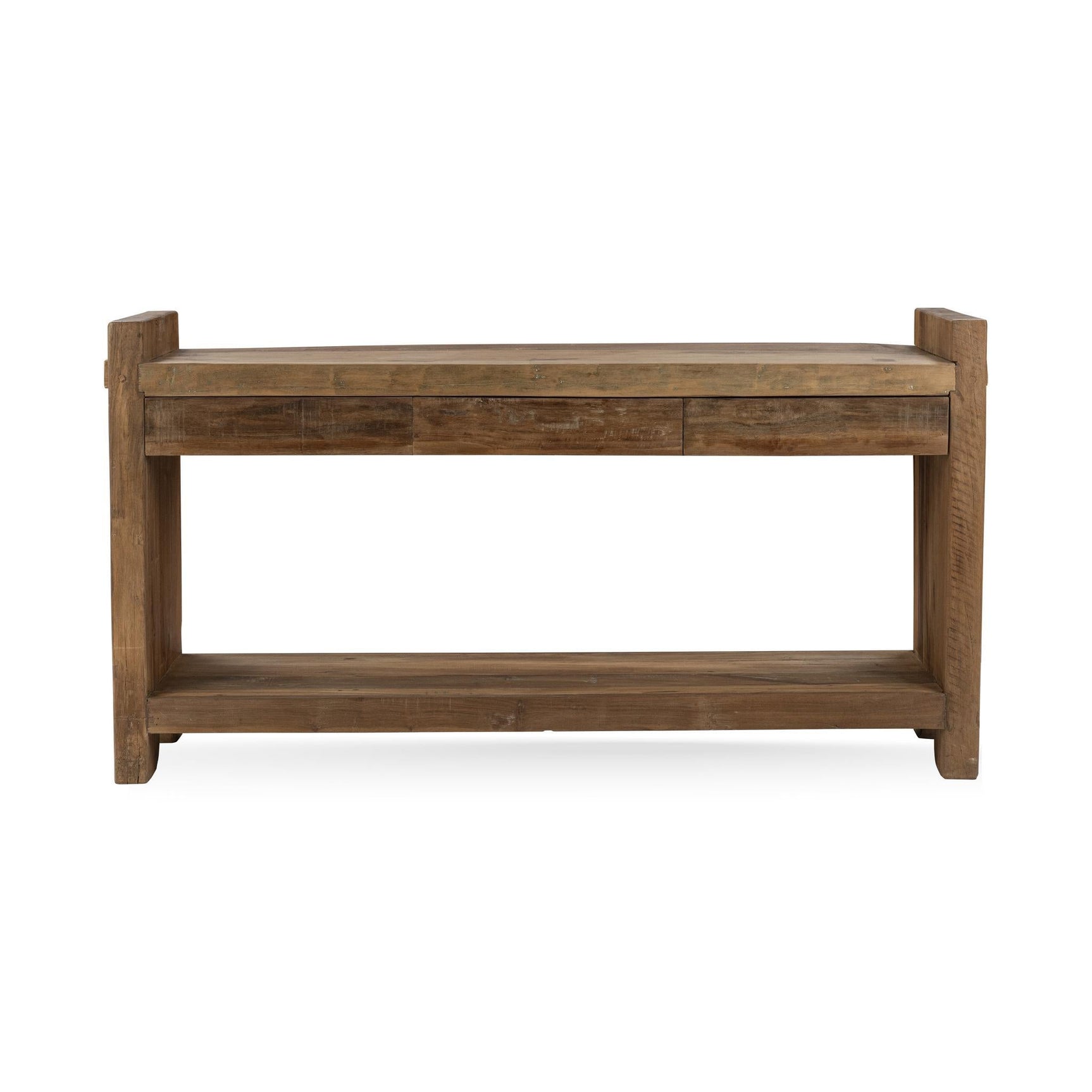Marsa Natural 3 Drawer Console Table - Ornate Home