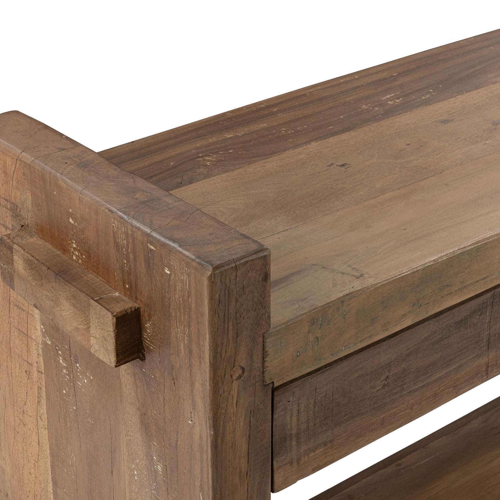 Marsa Natural 3 Drawer Console Table - Ornate Home