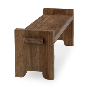 Marsa Natural Accent Bench - Ornate Home