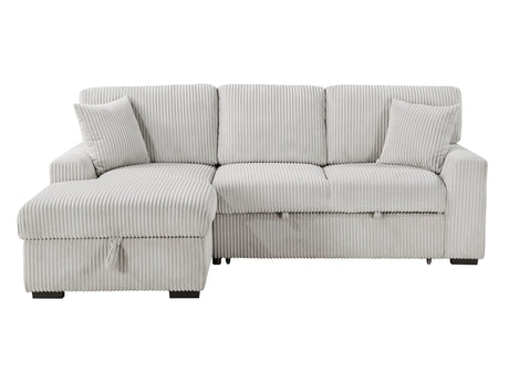 Marsh Gray 2-Piece Sectional with Left Chaise - Ornate Home
