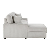 Marsh Gray 2-Piece Sectional with Left Chaise - Ornate Home