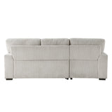 Marsh Gray 2-Piece Sectional with Left Chaise - Ornate Home