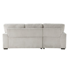 Marsh Gray 2-Piece Sectional with Left Chaise - Ornate Home